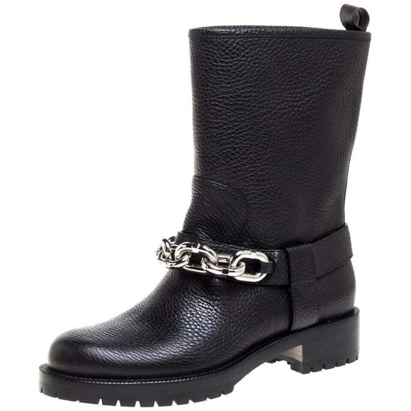 Louis Vuitton Calfskin Chain Outlaw Boots - Picture 1 of 6